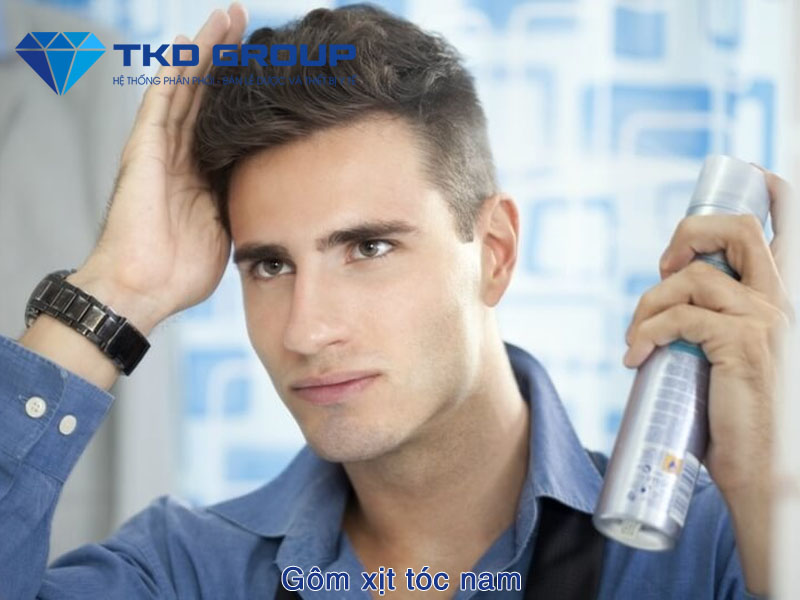 sản phẩm tạo kiểu tóc cho nam - Gôm xịt tóc nam - 