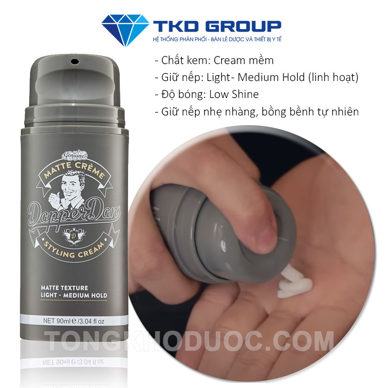 Công dụng của Dapper Dan Matte Cream