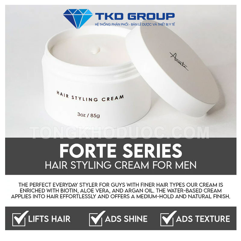 Thông tin cơ bản về sáp vuốt tóc Forte Series Styling Cream