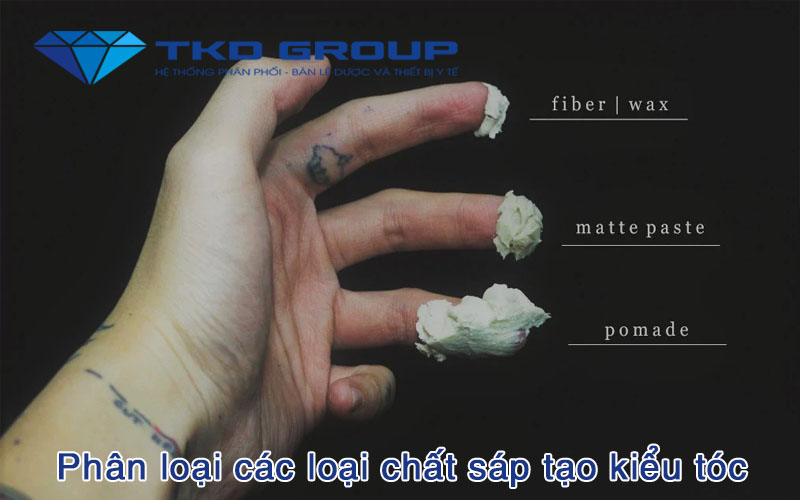 các loại chất sáp tạo kiểu tóc