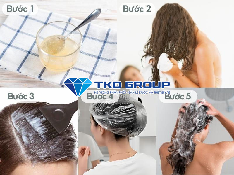 Phục hồi tóc khô xơ tại nhà với bột gelatin