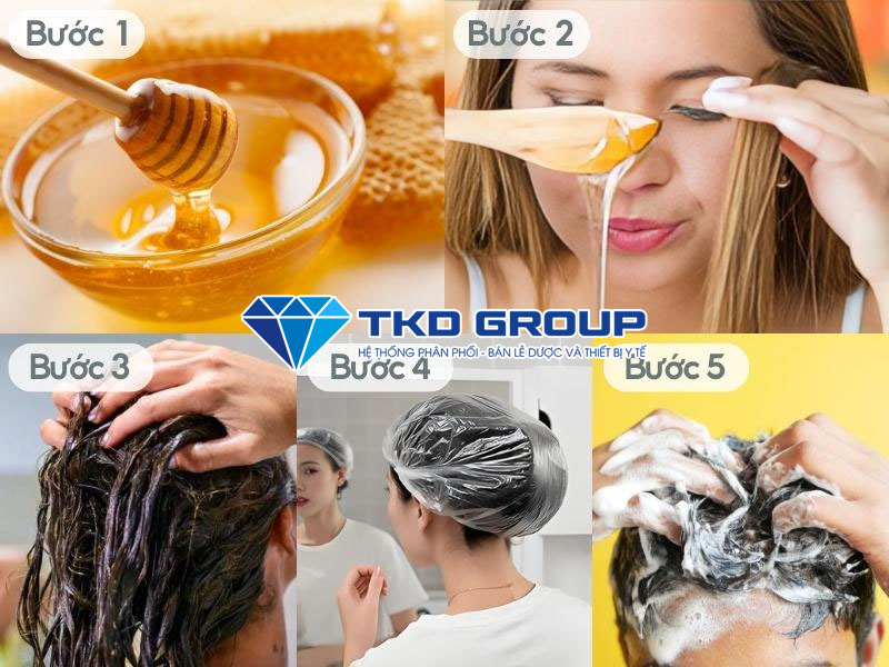 Phục hồi tóc khô xơ tại nhà với mật ong