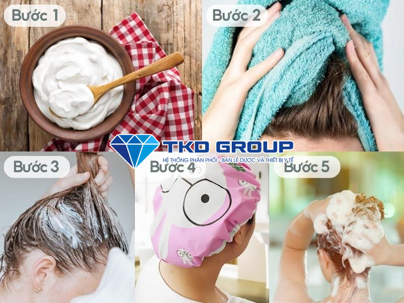 Phục hồi tóc khô xơ tại nhà với sữa chua