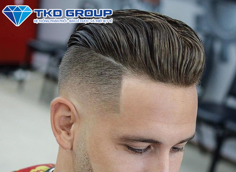 Tóc nam mỏng nên để kiểu gì - Tóc Pompadour giúp che khuyết điểm tóc mỏng hiệu quả